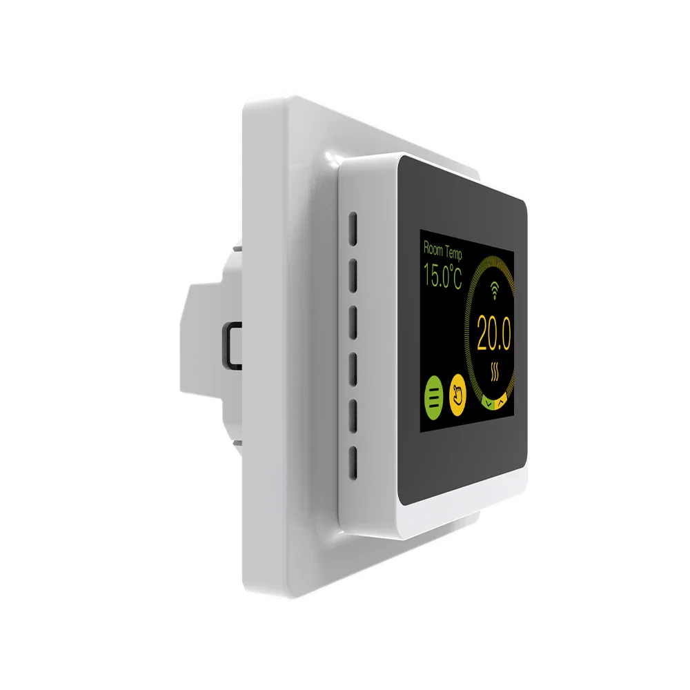 LCD Display Touch Screen Week Programmable thermostat 2.4 inch Smart color screen full screen touch WiFi thermostat