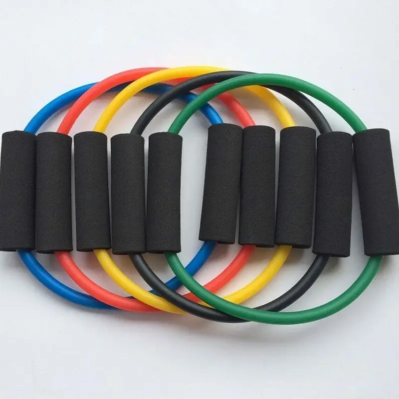 Аксессуары для тренажерного зала прочные цветные латексные трубки Резиновая лента эластичные