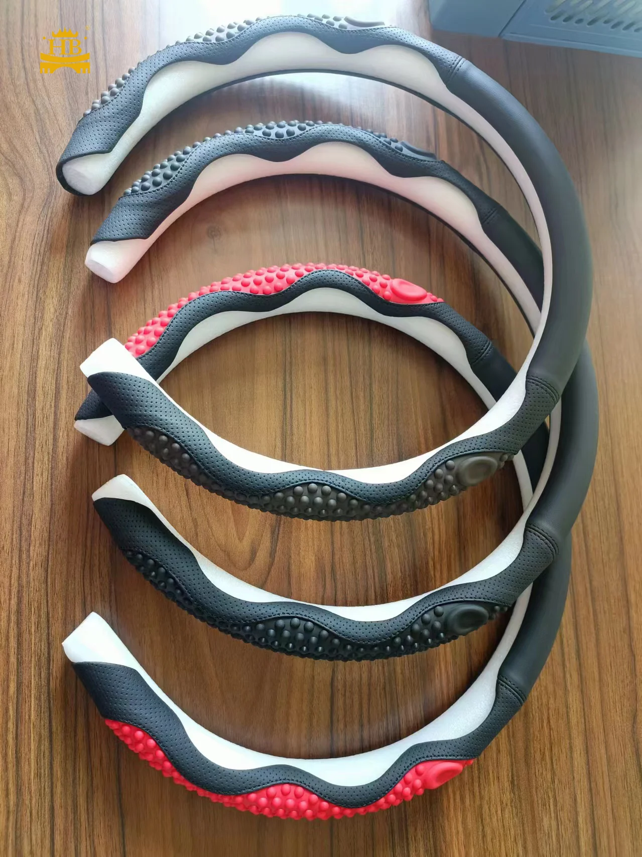 Car Steering Wheel Cover Universal Snap on Steering Accessories Non Slip Steering Wheel Cover