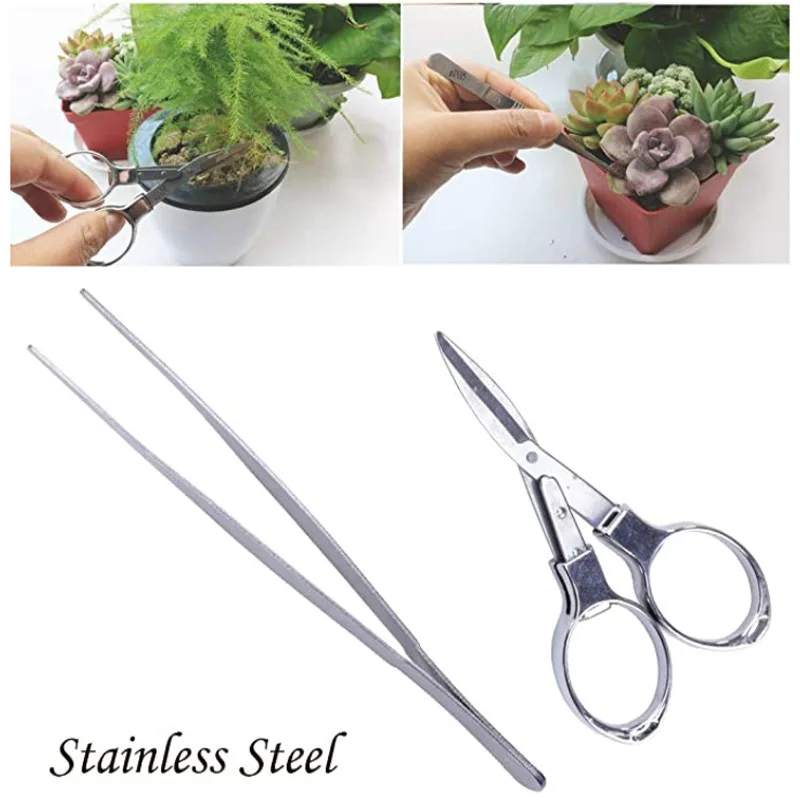 
Mini 10 Pcs /set Tools Sets Succulent Flower planting Gardening Tool Kit Soil Shovel Potted Pruning gardening tools 