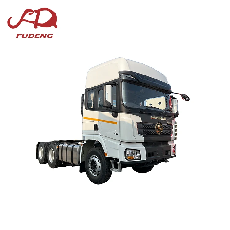 New 420hp Shacman 10Wheeler Tuck Head X3000 Right Hand Drive shacman Tractor Double Sleeper for sale