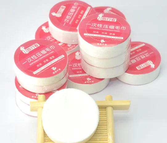 Custom 100% Cotton towels Compressed Magic Face Towel