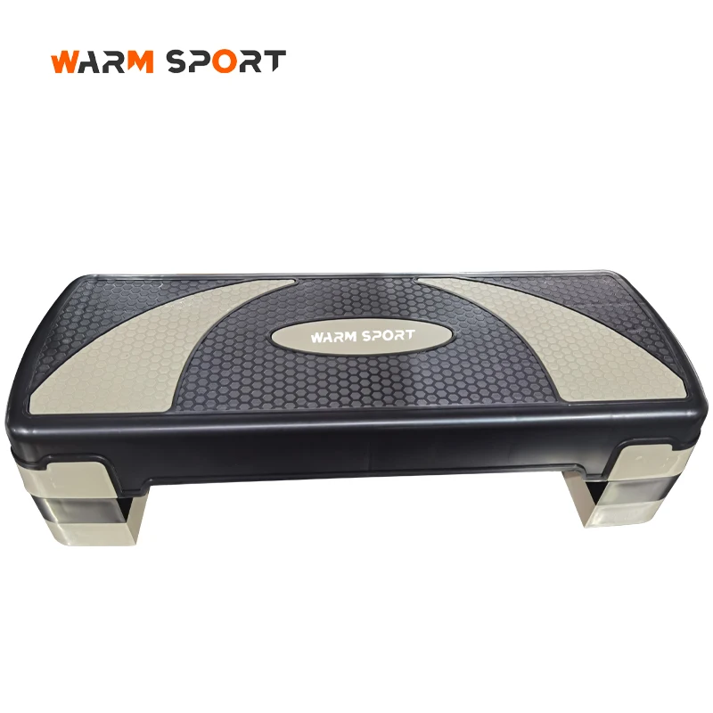 Home Fitness Exercise Pedal Platform Adjustable 78CM Anti Slip Surface Adjustable Gym Aerobic Step With 3 Levels