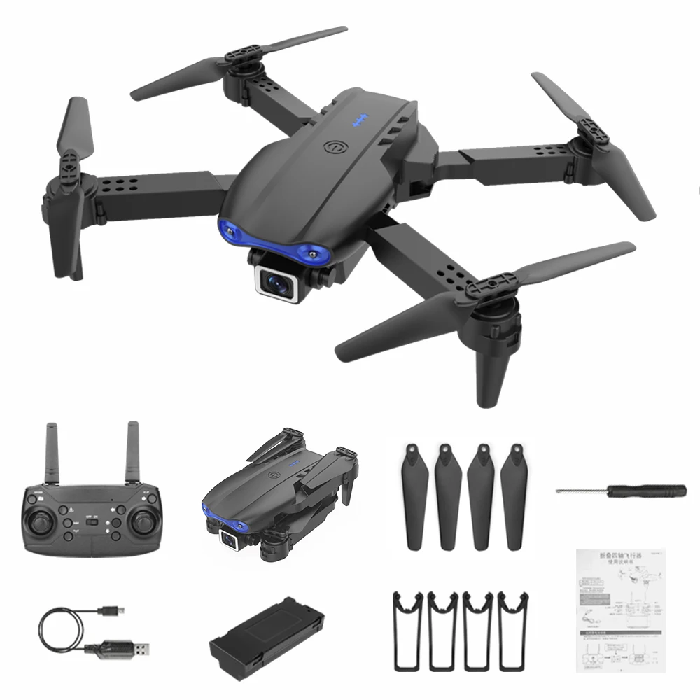 Новинка Квадрокоптер K3 E99 PRO rc 4k HD широкоугольный Wi-Fi визуальное позиционирование Дрон с камерой воздушная