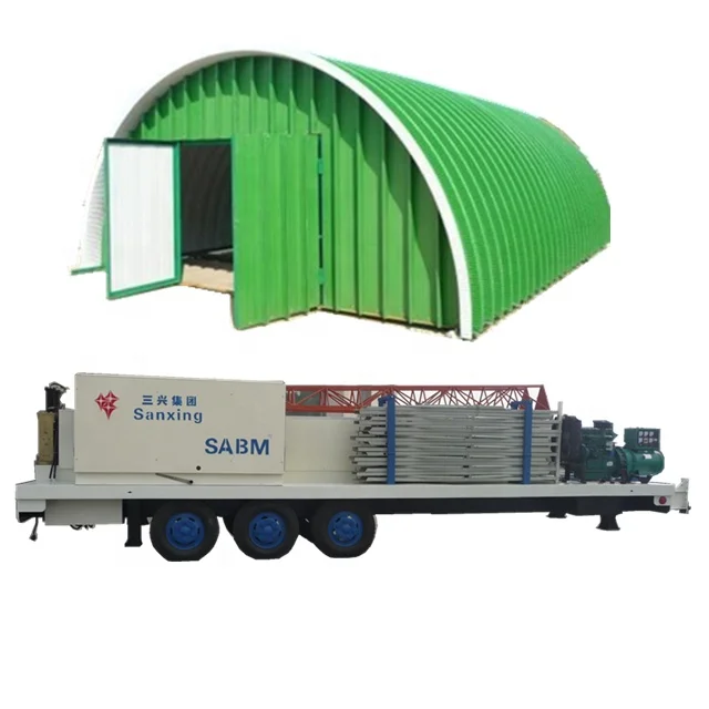 SX 120-SABM 600-305 K Q Span Curve Roof Rolling Forming Machine Building Material Manufacturing Plant Building Material Shops