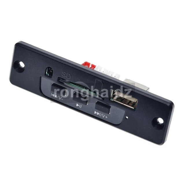 3 7 V 5V MP3 Плата декодера стандарта USB SD карты доска 2*3 Вт Двухканальный аудио усилитель мощности плата