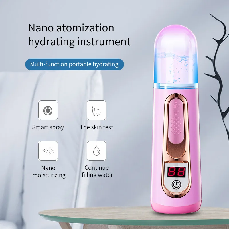 
Small bottle nano spray water meter sprayer steaming face primer spray spray shiny gloss for face shinny spray for face 