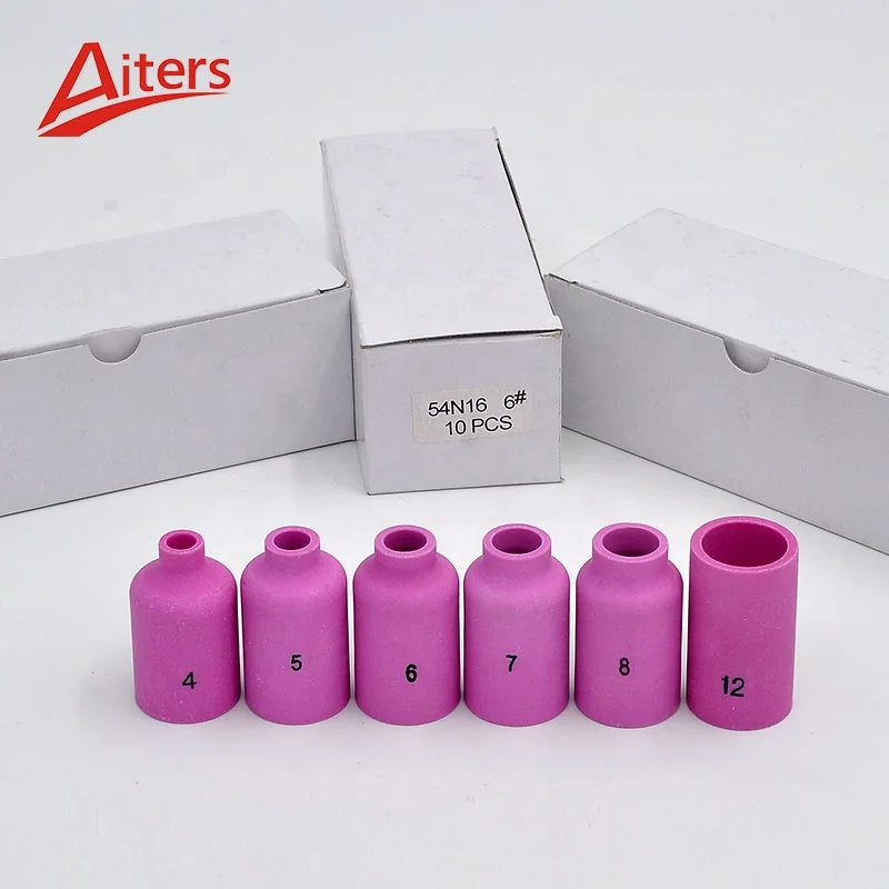 TIG Sample Kit for 7PCS Welding Torch Accessories Medium Gas Lens Collet Body Set Collet Body and Gasket Back Cap WP17/18/26