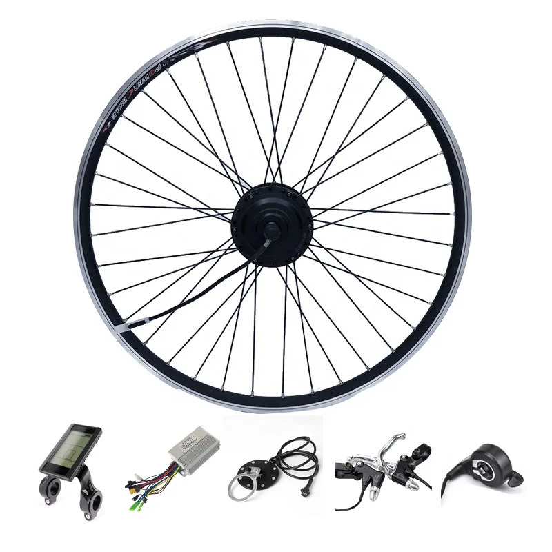 36v 250w 16 18 20 22 24 26 28 29 inch ebike conversion kit with sine wave  controller for 250w electric bike