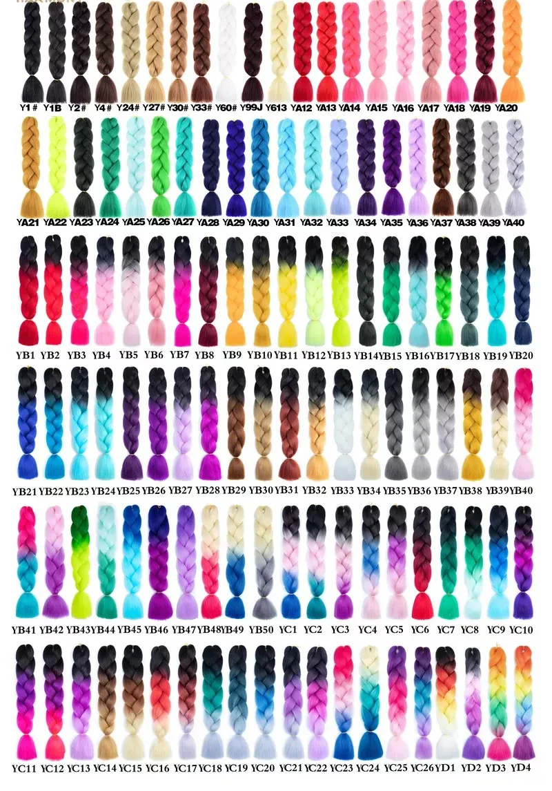 wholesale Free Sample braid Popular hair extension Expression products synthetic jumbo braiding Hair Extension