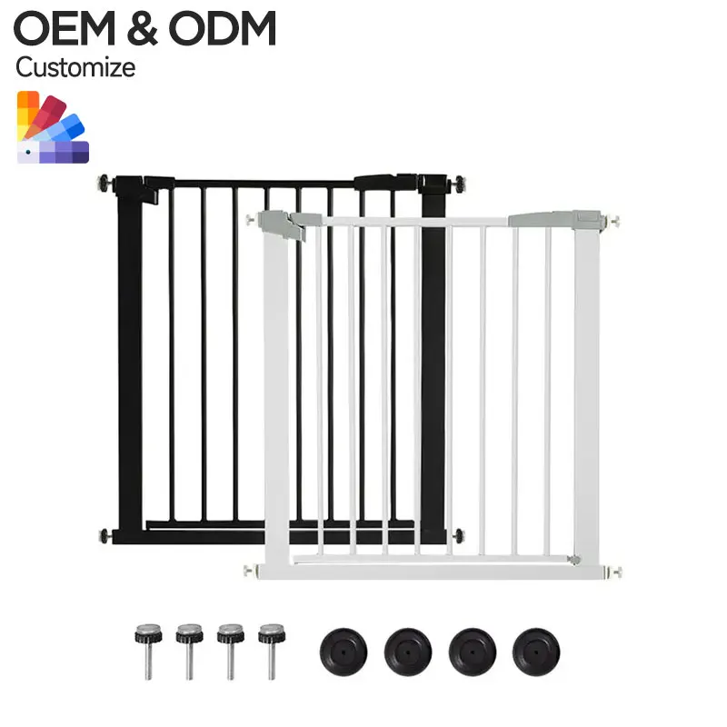 Adjustable Width Retractable Household Protective Dog Baby Safety Gate Bebe Pets Kids Stair Fence for Doorways Stairs Playpen