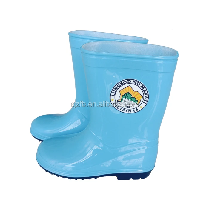 Hot Selling fashion cute anti-skidding PVC rain boots for kids
