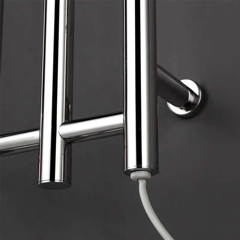 
TARRIOU Chrome Vertical Heated Towel Rail Electric 