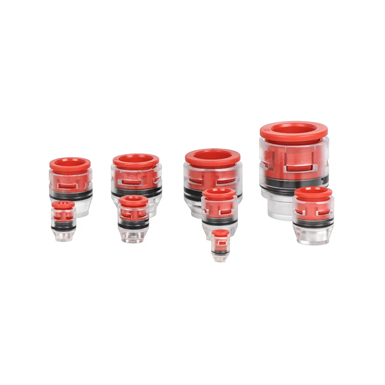 HDPE microduct for air blowing fiber tube fitting cable microduct straight connector 8mm