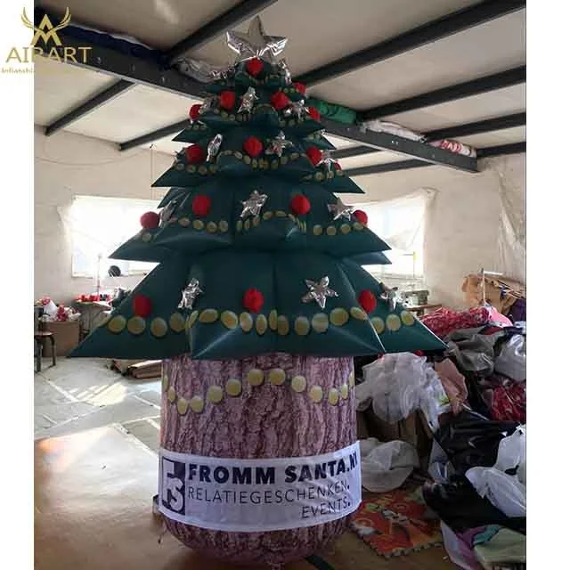 Christmas stars decoration inflatable Christmas tree, giant inflatable Christmas tree for party event