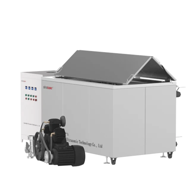 Ultrasonic cleaner solvent printhead cleaning machine
