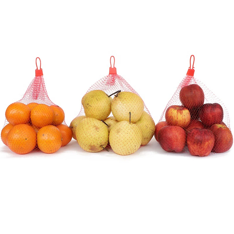 PE mesh bag net for fruit packing tubular net fruit mesh bag