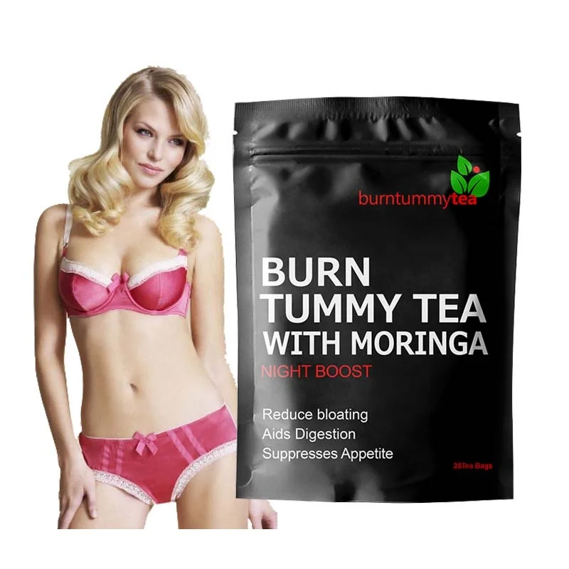 Moringa Burner Belly tea 28days detox slimming herbal green lose Fat burning weight loss belly fat burn Tummy tea