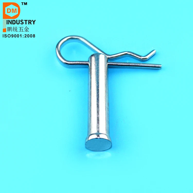 DIN1444 B Stainless Steel Flat Head Grooved Clevis Pin with hole