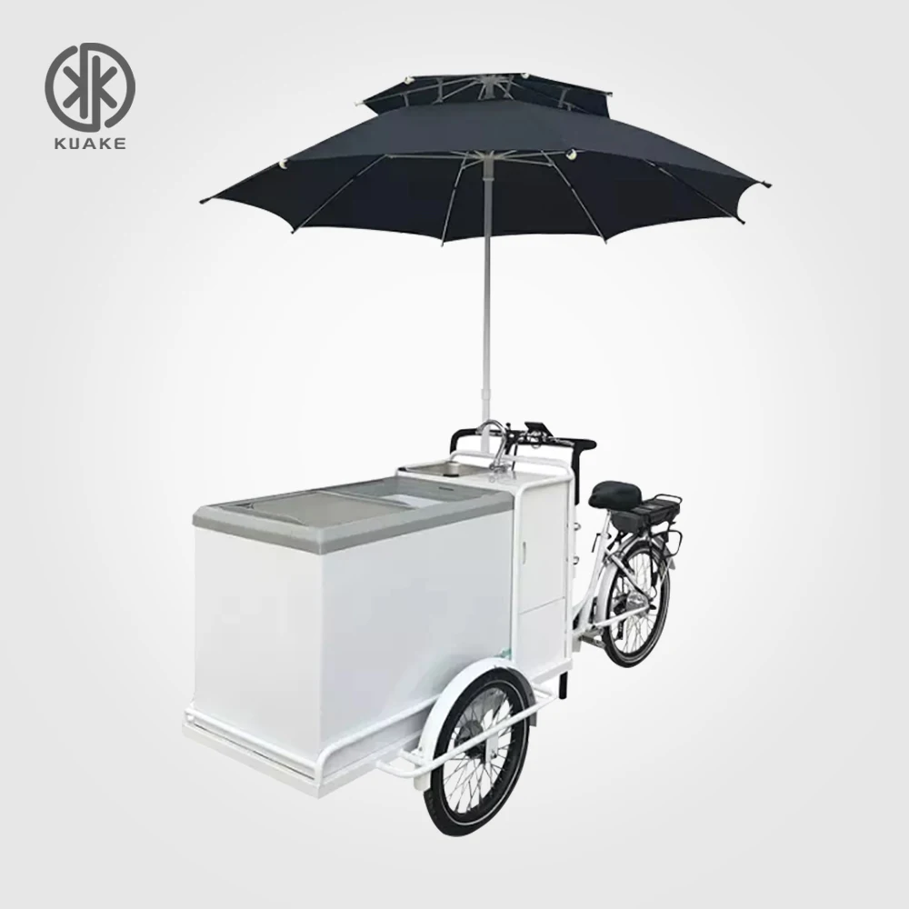 Грузовой Электрический трехколесный велосипед KUAKE ice-ream с