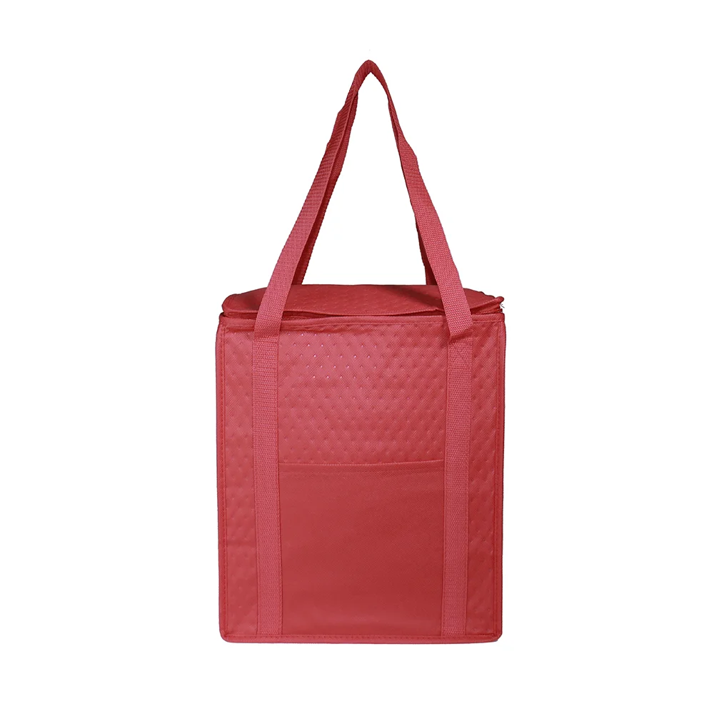 Factory OEM custom cooler thermal insulated bag Non-woven Aluminum Foil food-grade fruit drink lunch