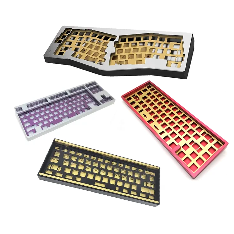 custom cnc metal aluminium mechanical keyboard case
