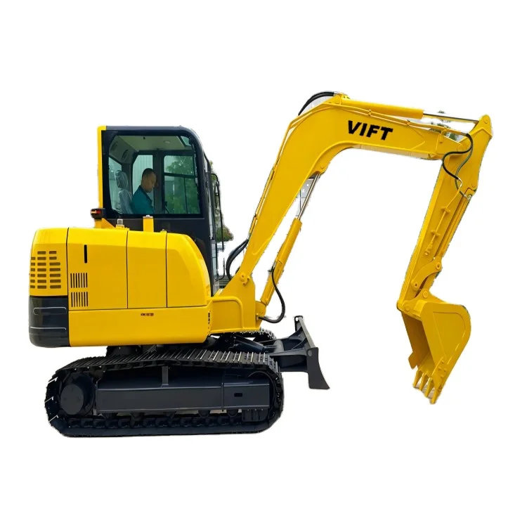 5t 6t 7t excavators small digger with CE EPA Kubota engine excavator