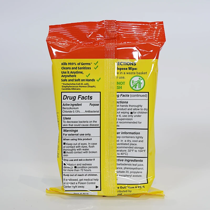 Антисептические и уход за кожей, ароматизированные влажные салфетки, влажные салфетки для личной гигиены