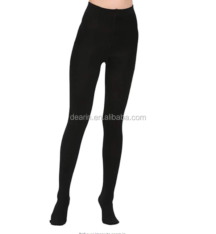 160D Opaque Seamless warm thermal tights Fleece Lined Leggings Brush inside of tights for Women
