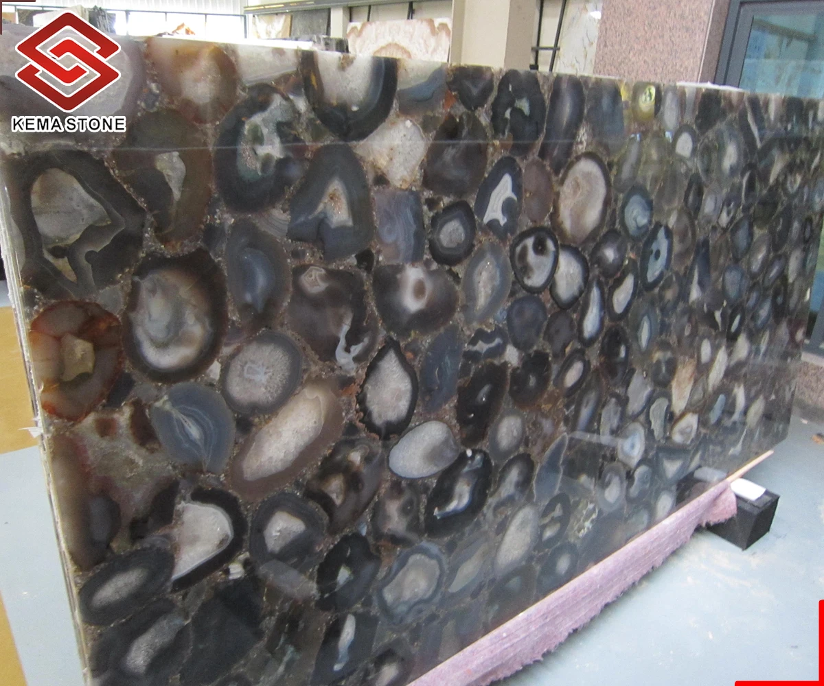 Large Semi-Precious Stone Slabs Red Agate