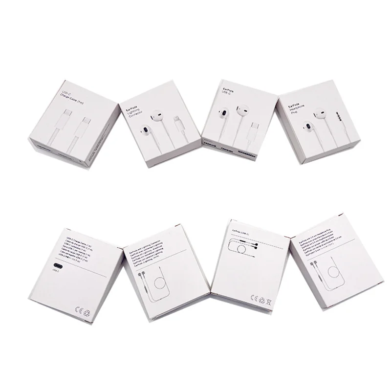 GMI Custom White Cardboard Boxes for Earpods