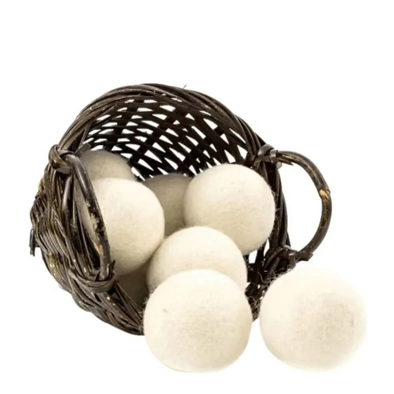 Hot sale natural eco friendly Washing Machine Laundry Clean Ball 100% Wool softener wool felt dryer balls