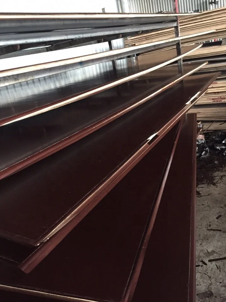 Construction Competitive Price Birch Plywood Exterior Shuttering Concrete Forming Plywood Black/Brown/Polyester Film Faced