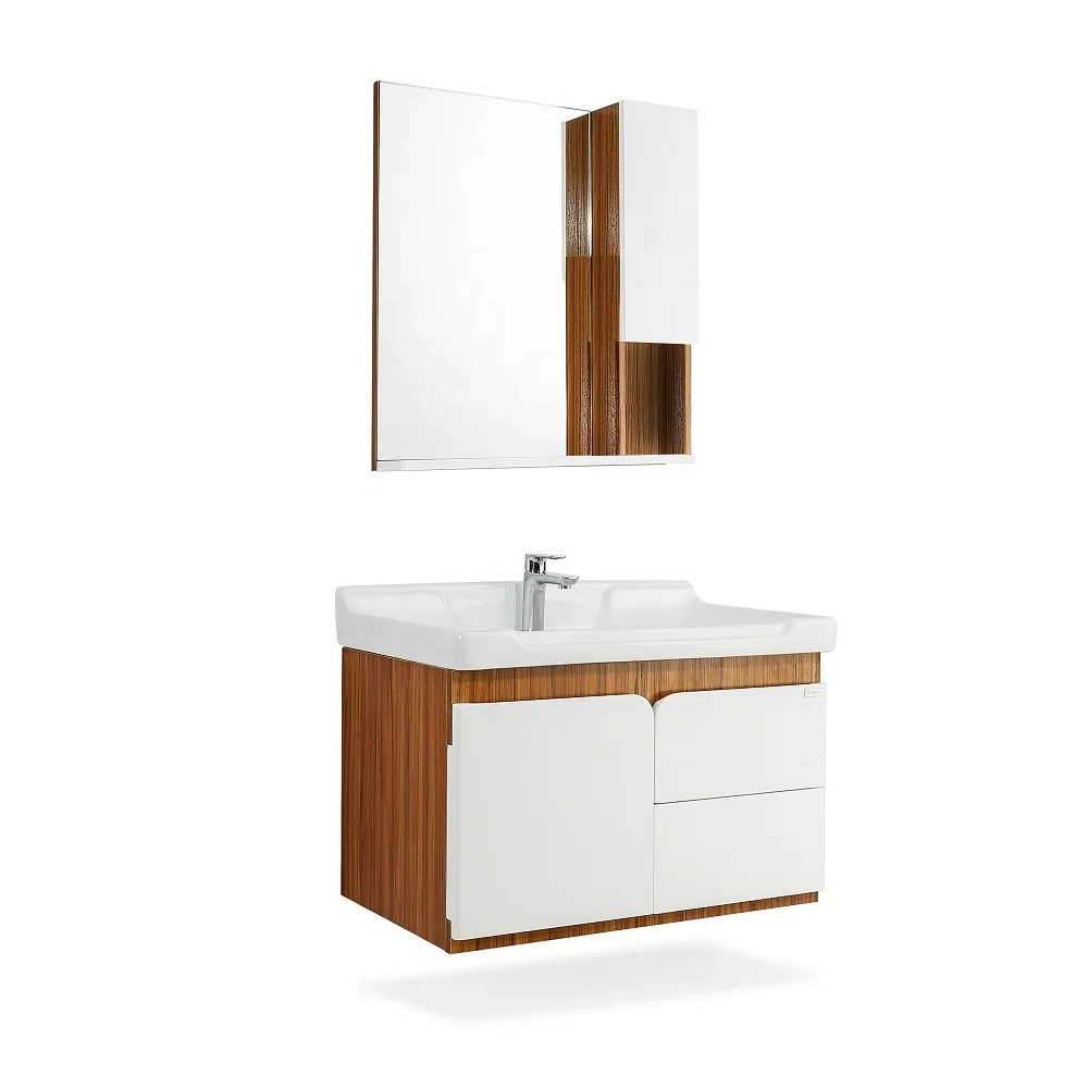 Economic modern 30 inch luxury wall mounted 1 sink hotel white liquidation bathroom cabinet vanity