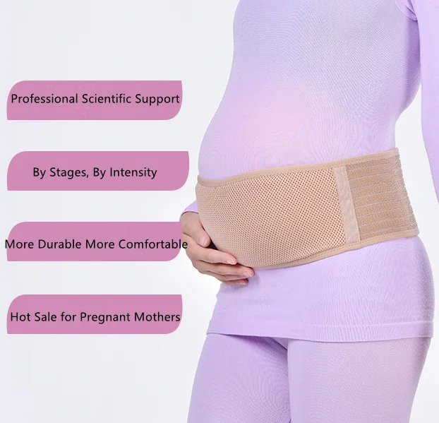 Лента рыбы воздушные отверстия дышащий Регулируемый Брюшной беременности и родам пояс для ношения во время беременности