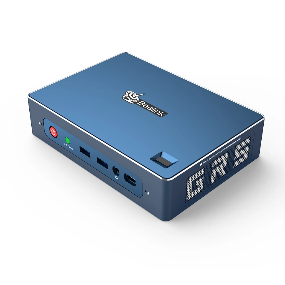 Новое поступление Beelink GT-R AMD Ryzen 5 3550H WIFI 6 Мини ПК Windows 10 16GB 512GB SSD 1 ТБ HDD голосовое взаимодействие