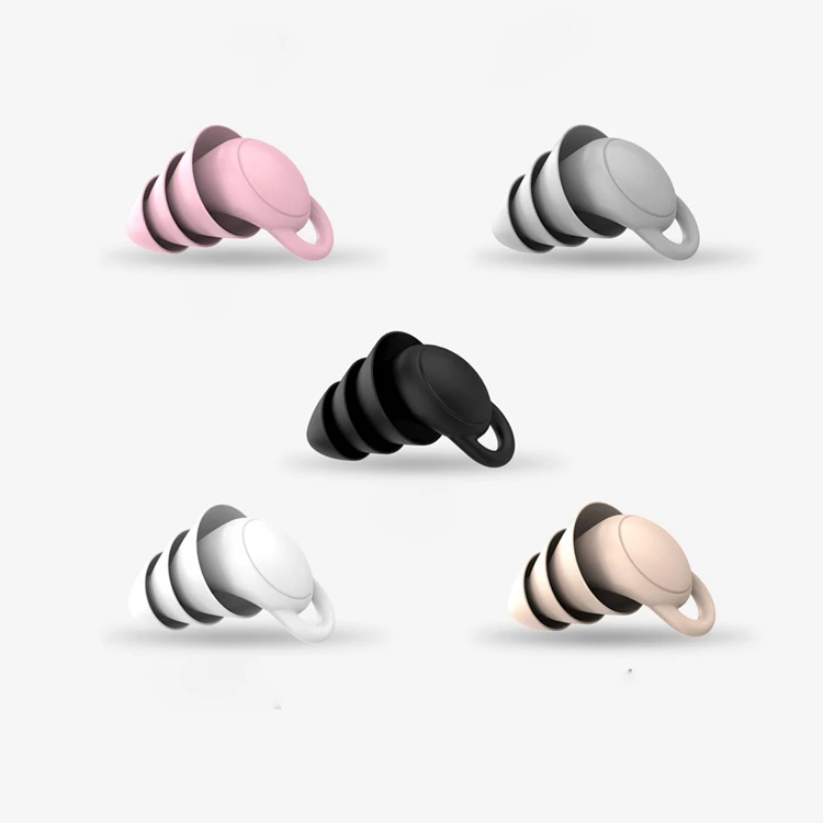 2021 Noise Cancelling EarPlugs Silicone Ear Plugs for Sleeping Fidelity Earplug for Swimming Sleeping Travel