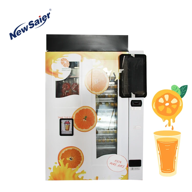 Manufacture Wholesale supermarket small fresh fruit juice vending machine Original and New