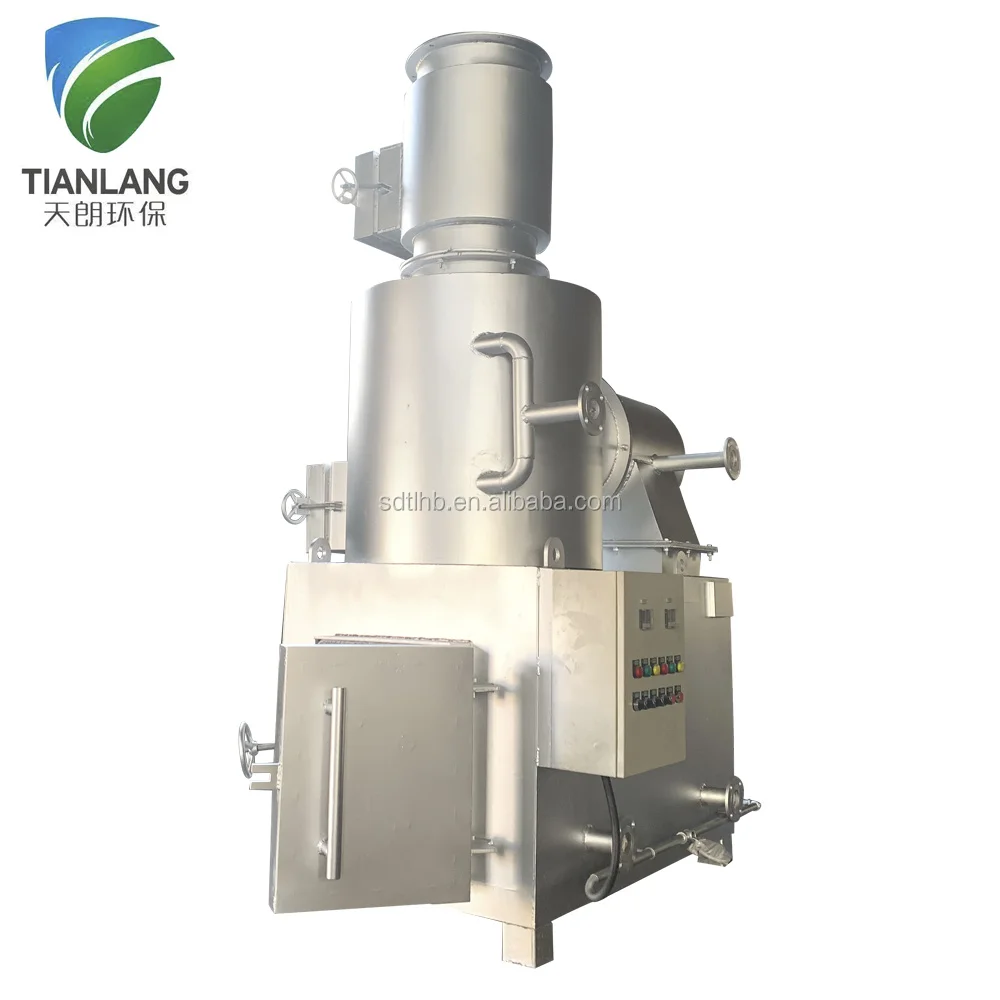 
High quality shops waste treatment household waste treatment equipment leaves waste incinerator 