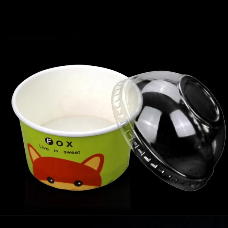 3 oz  5oz Ice Cream Cups  Disposable Paper Single Wall Snack Containers Yogurt Cups Small Pudding Cups