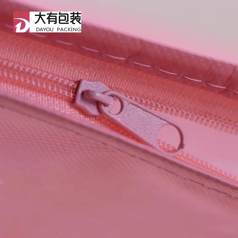 Popular Large Waterproof Custom Zipper Tote Bag Cheap Pink Handle Non-Woven Polypropylene Polyester Canvas Featuring Cotton Logo