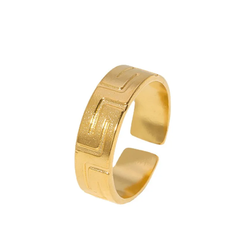 Premier Designs Stainless Steel Jewelry Women Classic Ring Minimalist Open Rings For Men Vintage