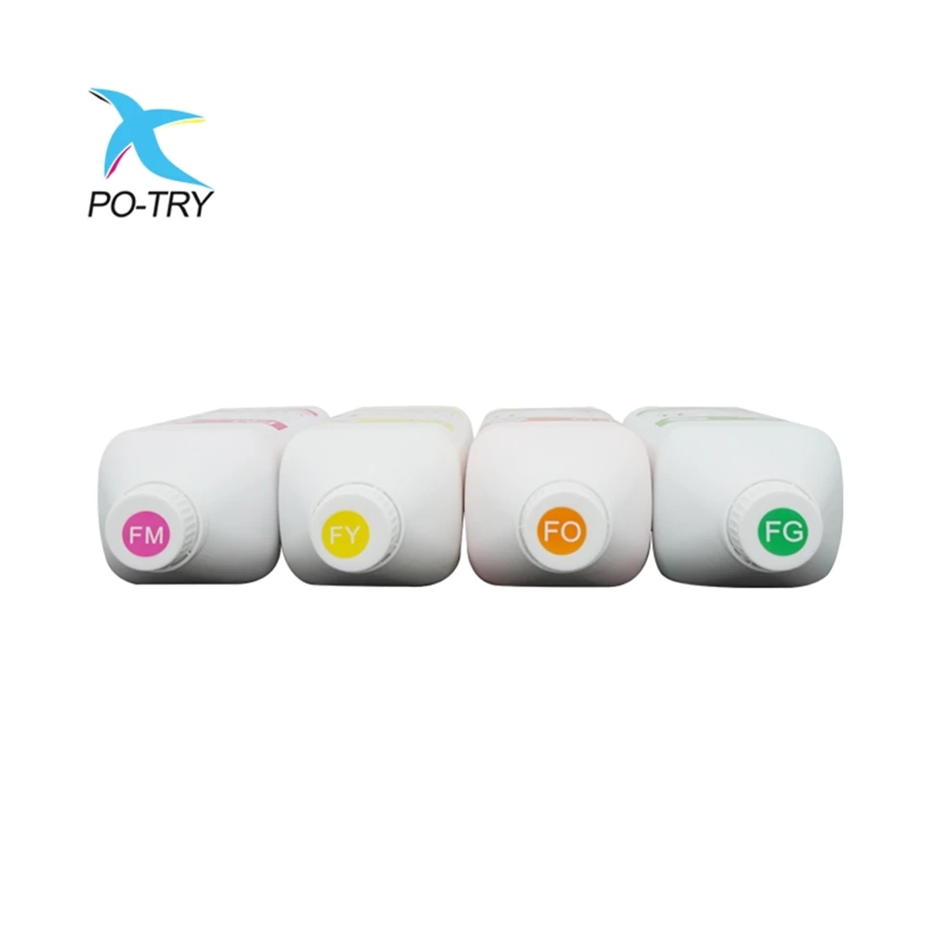 PO-TRY 1000ml Factory Supply Waterproof Heat Transfer Premium Fluorescent Ink DTF for L805 L1800