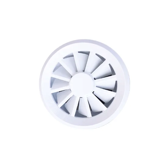 Factory 4 Inch Round Vent Cover Air Vent for Bathroom Office Home HVAC Vent Duct Cover ABS Louver Grille Cover