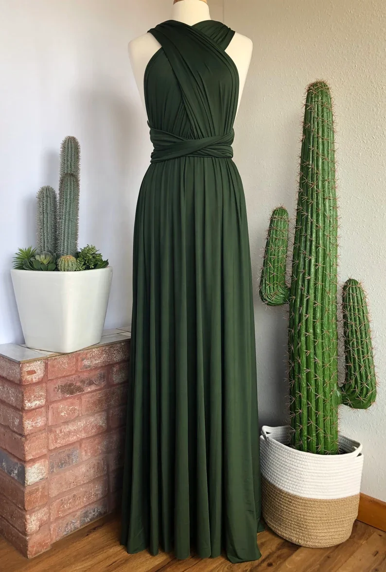 Latest Dress Designs For Bridesmaid Robes Women Multi Way Dresses Plus Size Wrap Convertible Infinity Dress bridesmaid