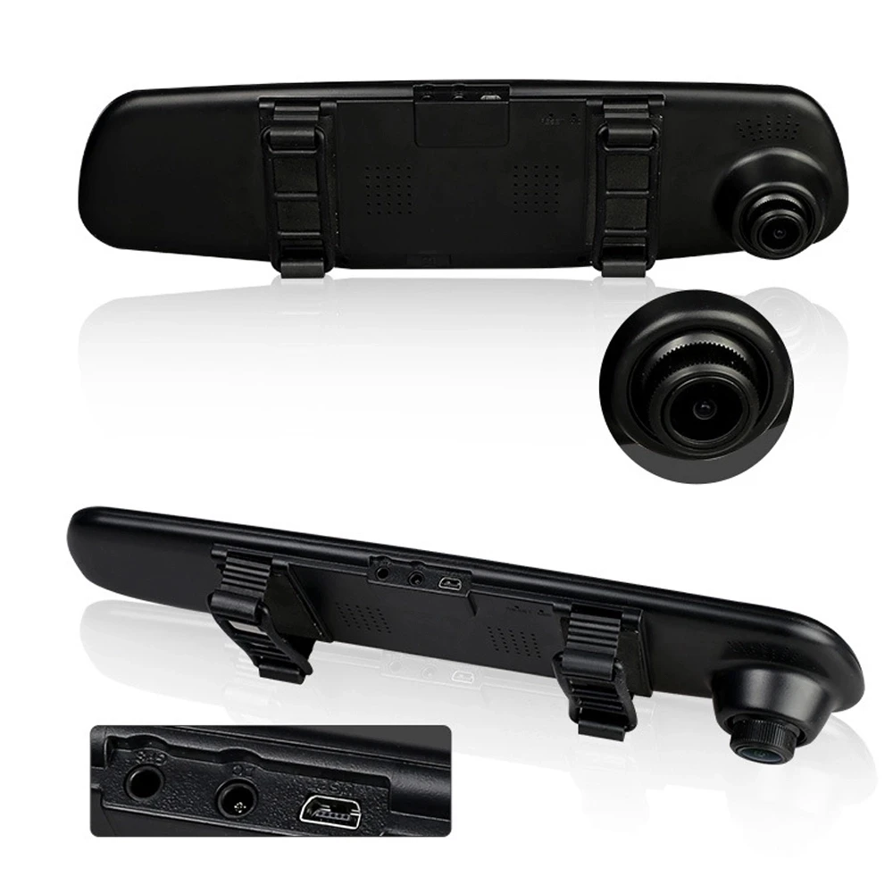 Hot selling  2021 amazon 4.3 inch Rear View Mirror Digital Video Recorder Car Dashcam