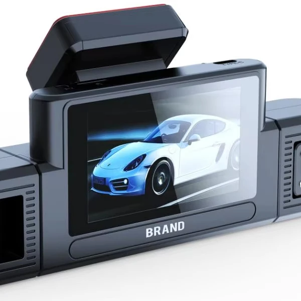 Новый дизайн, 4-канальный видеорегистратор для автомобиля