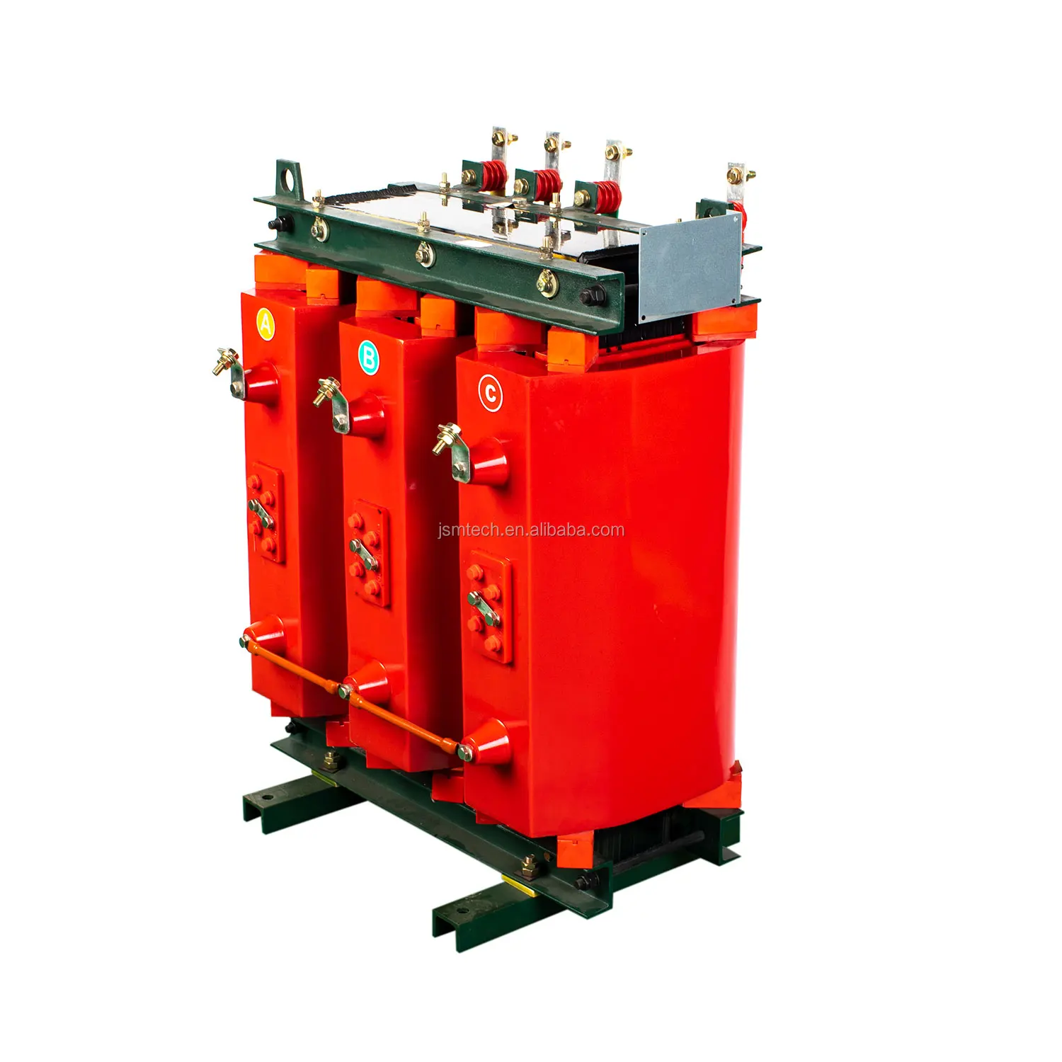 dry type Power Transformer JSM SCB10-125KVA/11kv electric distribution aluminum