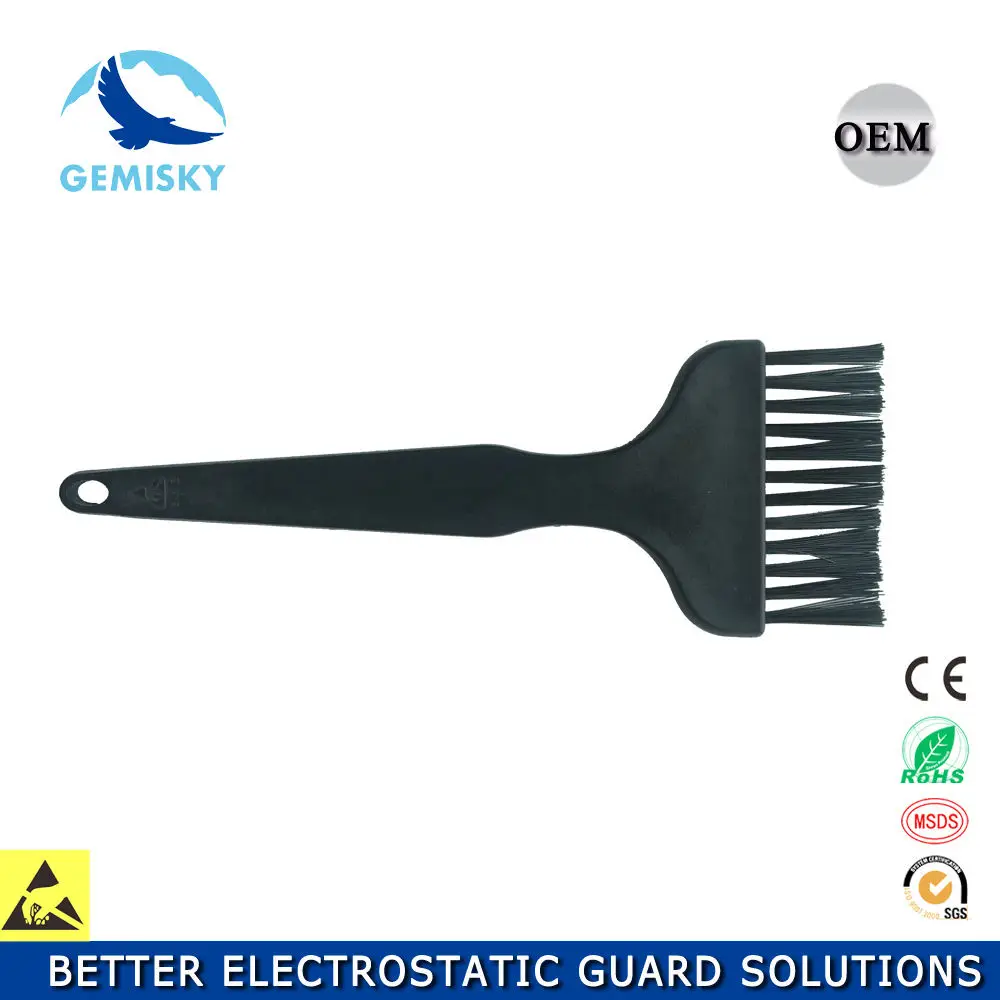 Esd Tools Anti Static Brushes With Conductive Gemisky Bristle Anti Static Brushes With Conductive Nylon Bristle