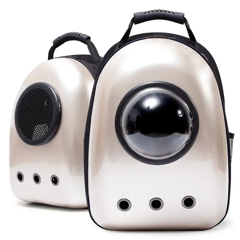 Hot Cheap Pet Carrier Backpack Bubble Space Capsule Transparent Plastic 15 Oem Solid Zipper Accept Customized Logo Small Animals